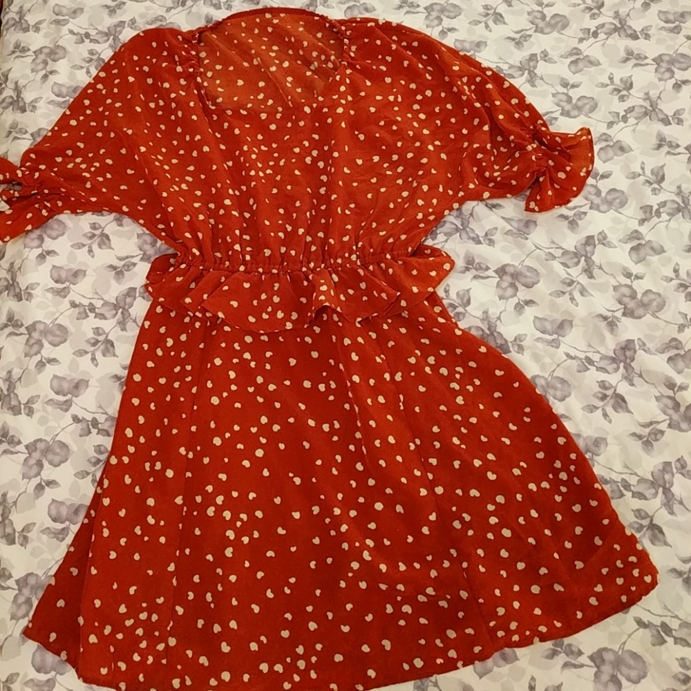 Snidel red dress